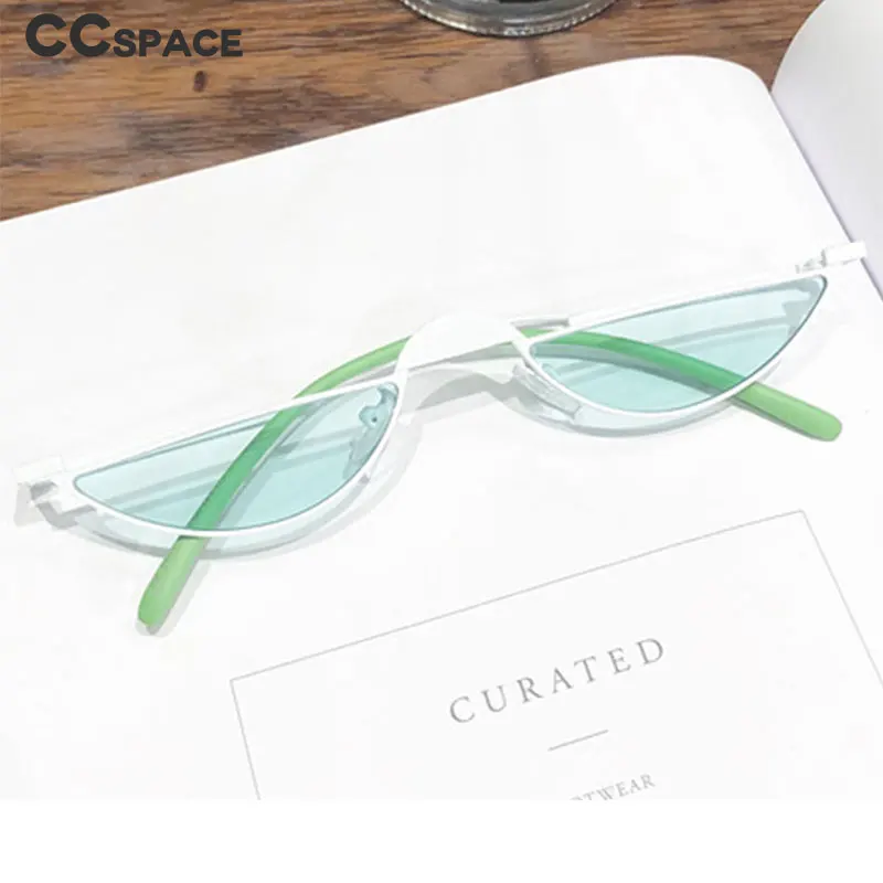 47158 индивидуальные маленькие солнцезащитные очки кошачий глаз без оправы с