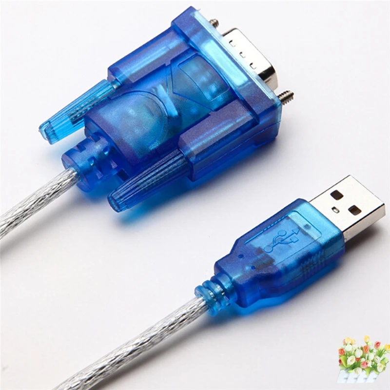 2020 синий USB в RS232 последовательный порт 9 Pin DB9 Кабель COM адаптер конвертер| |