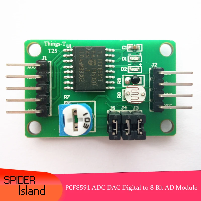 Модуль DAC PCF8591 ADC Modulo/цифровой режим 8 битный модуль AD для макетной платы Raspberry