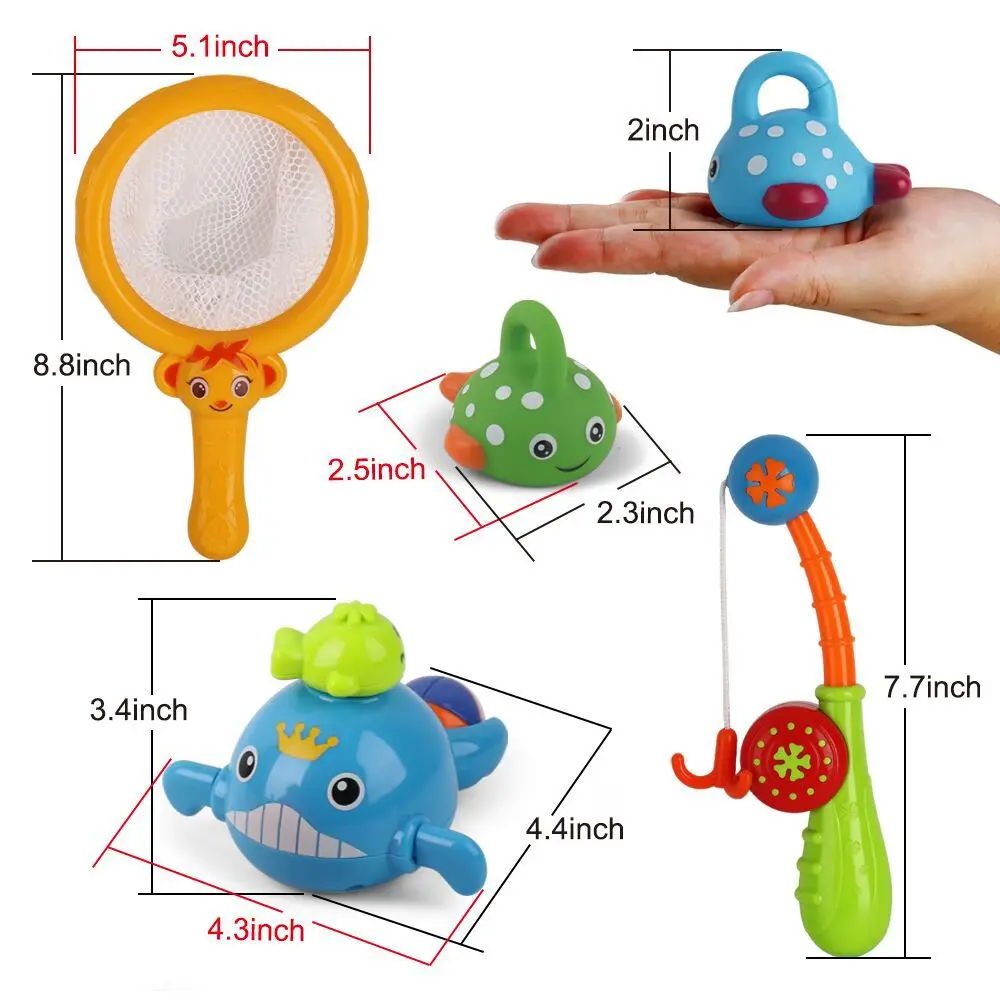 

Children Bathing Bathing Toys Bathroom Stacking Cups Pinch Water Spray Parent-child Interaction Outdoor Fishing Toys 87001