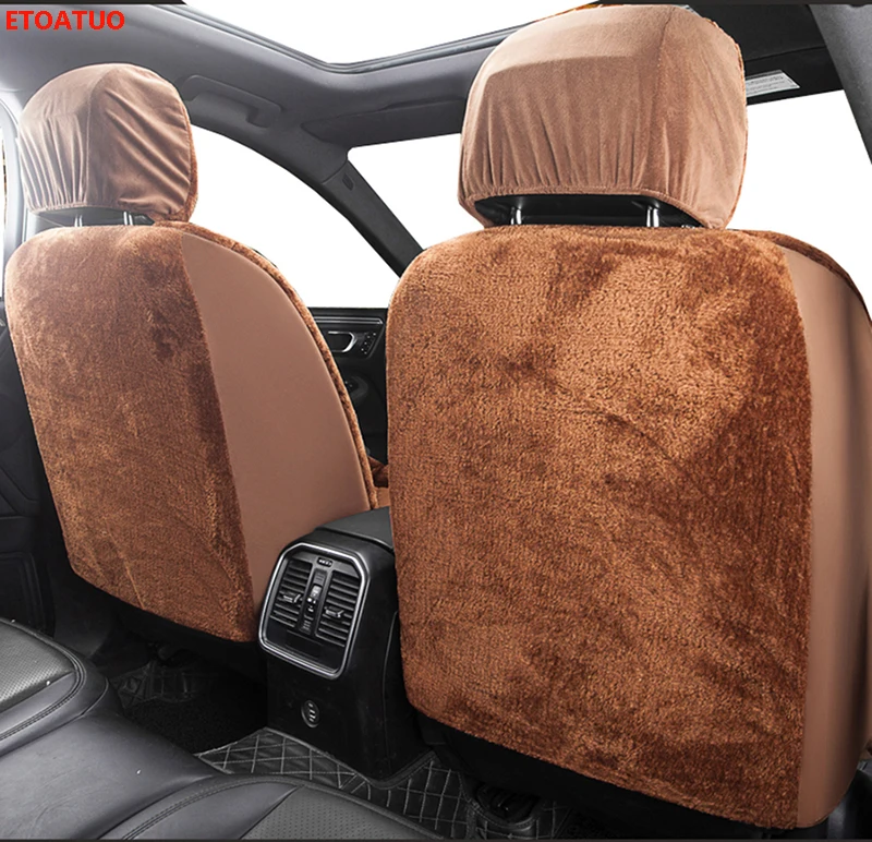 Winter Auto Full coverage Seats Covers Plush Car Seat Cover for Clio logan renault sandero fluence megane laguna latitude cap | Автомобили