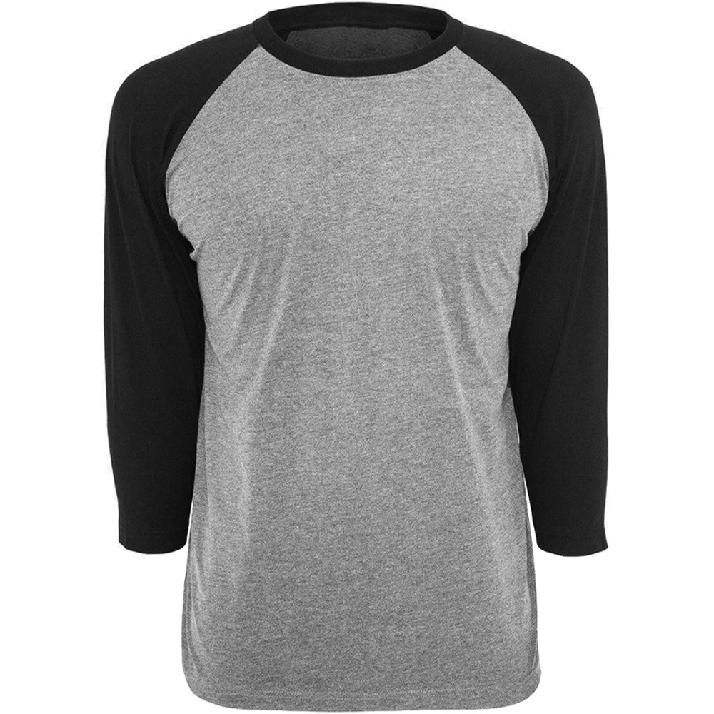 

Fashion Mens O-Neck T-shirt Men's Casual 3/4 Sleeve Baseball Tshirt Raglan Jersey Shirt 5 Colors Avaliable