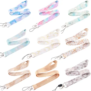 10pcslot bh1488 blinghero cartoon art watercolor marble necklace skeleton lanyard keychain key phone rope accessories free global shipping
