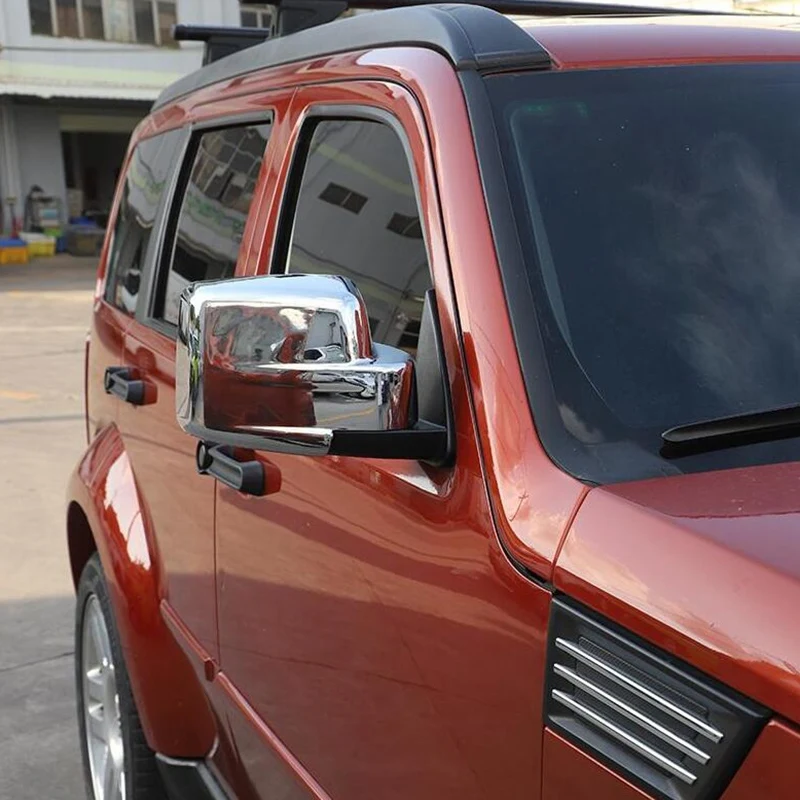 

Car Side Rearview Mirror Cover Trim ABS for Dodge Nitro Jeep Liberty 2007 2008 2009 2010 2011 2012