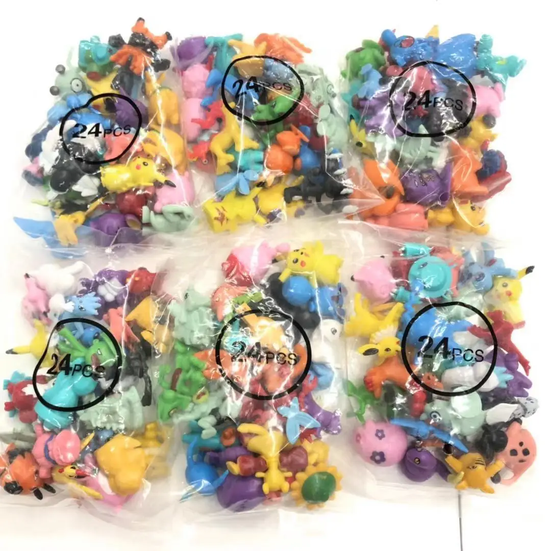 

TAKARA TOMY Multicolor 7CM Pet Elf Ball Pokemones Pokeballs with 2-3cm figures Toys Can Dream Bedroom furnishings Toys For Kids