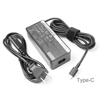 huiyuan fit for 2 prong 65w usb c ac adapter fit for lenovo thinkpad charger t480 t480s t490 t490s t495 t495s t580 t590 e480