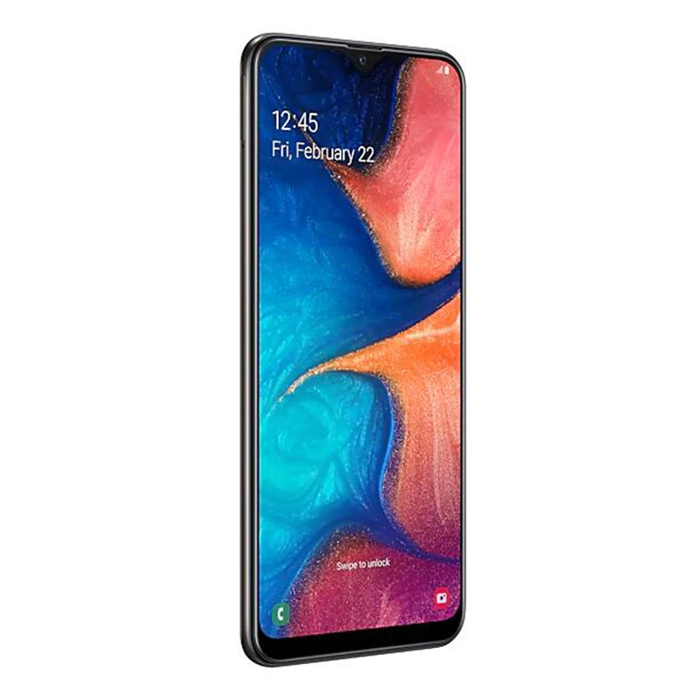 Samsung Galaxy A20 разблокированный 4G Android мобильный телефон Octa Core 6," Dual SIM 13MP и 5MP задняя камера ram 3 ГБ rom 32 ГБ
