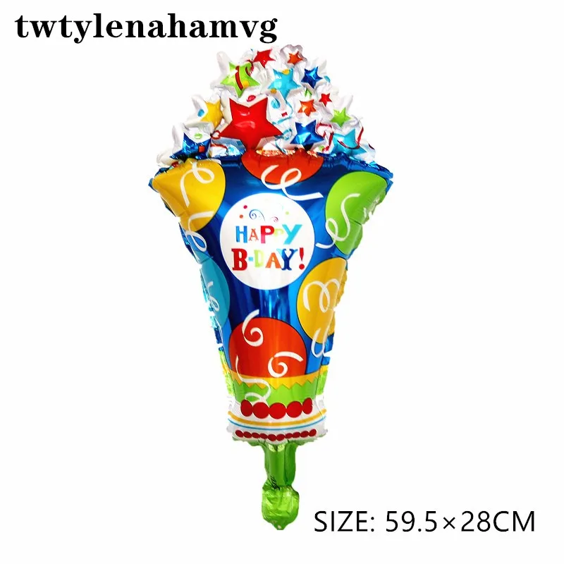 mini size 30 лет с днем рождения большая золотая корона, бутылка для виски, пивная чашка, фольга, воздушный шар, бар с днем рождения, год, день рождения, вечеринка, свадьба - Цвет: mini size