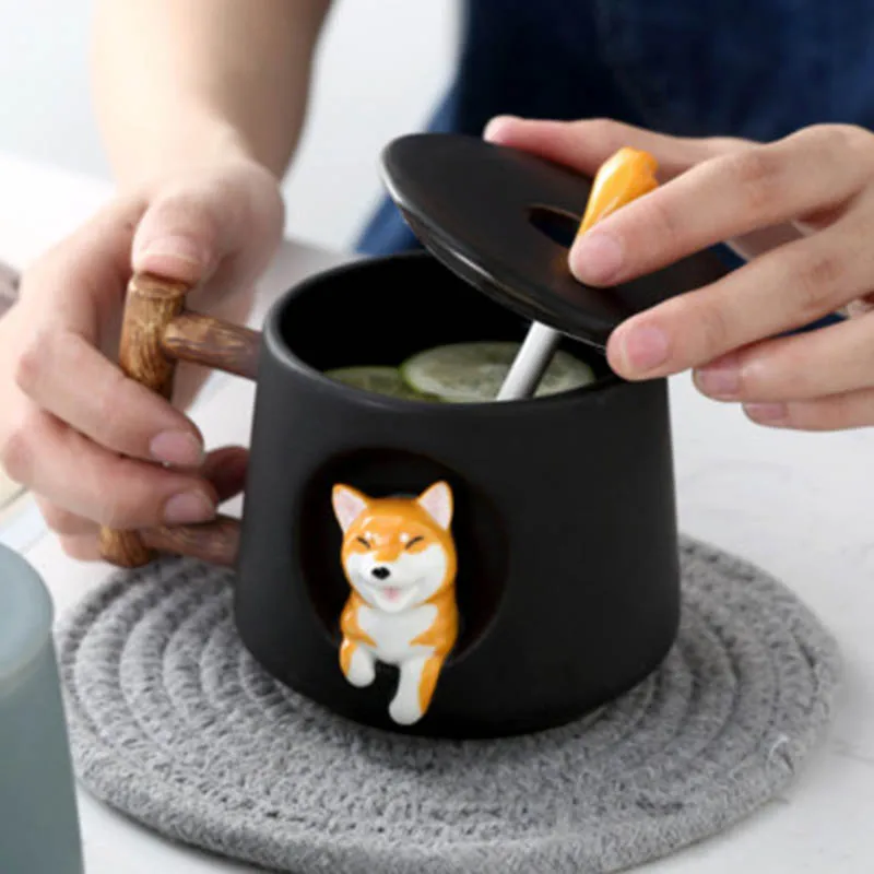 1 шт. новый 420 мл и милые носки с рисунками зверей из мультфильмов косплей Shiba Лисья