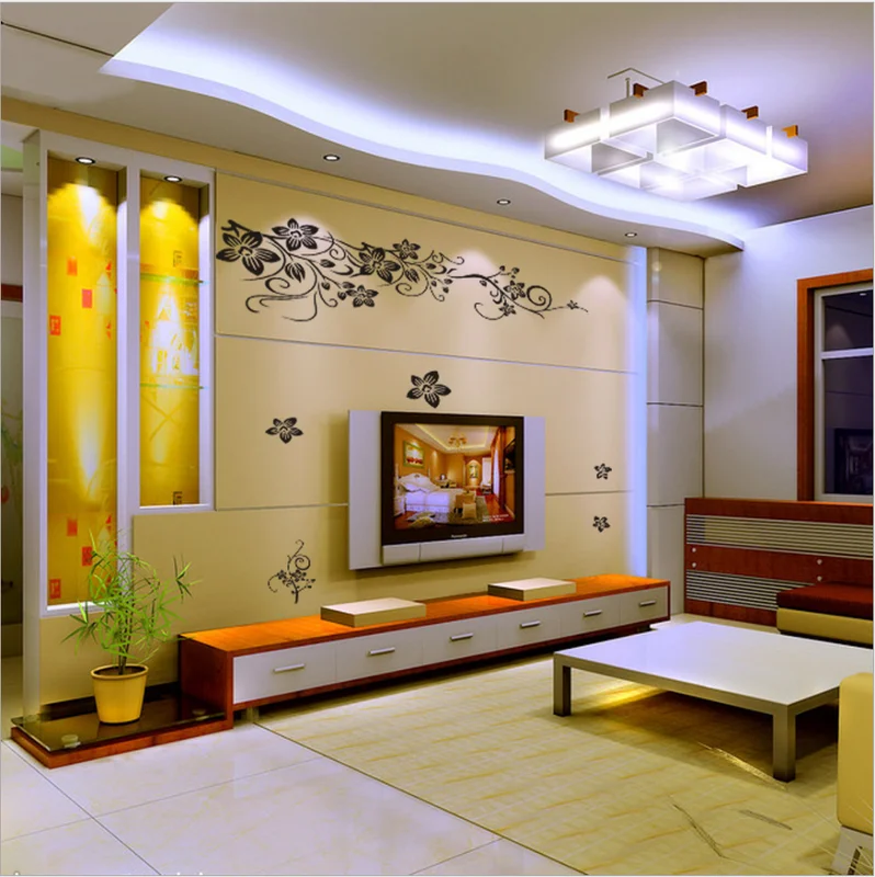 Горячая Распродажа DIY настенные художественные наклейки украшения Модные