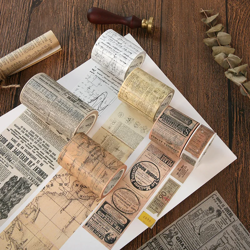 

Vintage Antique Tickets World Map Craft Sticker Washi sticker decoration stickers DIY diary scrapbooking label sticker