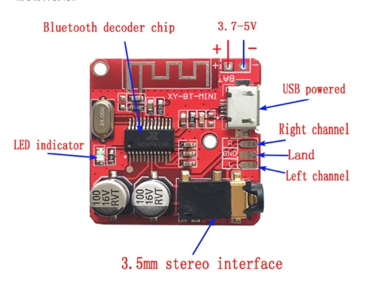 DIY Bluetooth аудио приемник 4 0 1 2 5 MP3 декодер не допускающий потерь доска Беспроводной