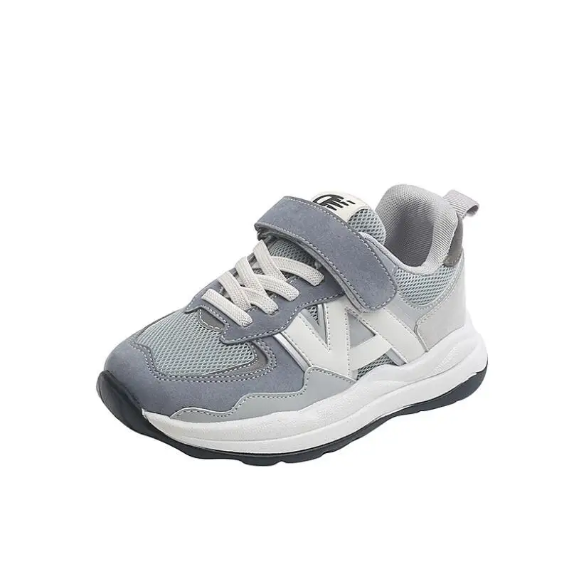 

SKHEK brand Children sneakers autumn winter fashion soft toddler girls boys loafers net cloth running non-leather casual shoes