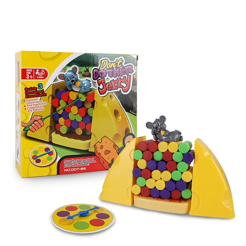 Пластиковая игрушка детский подарок на день рождения Jimmy mouse love chees настольный