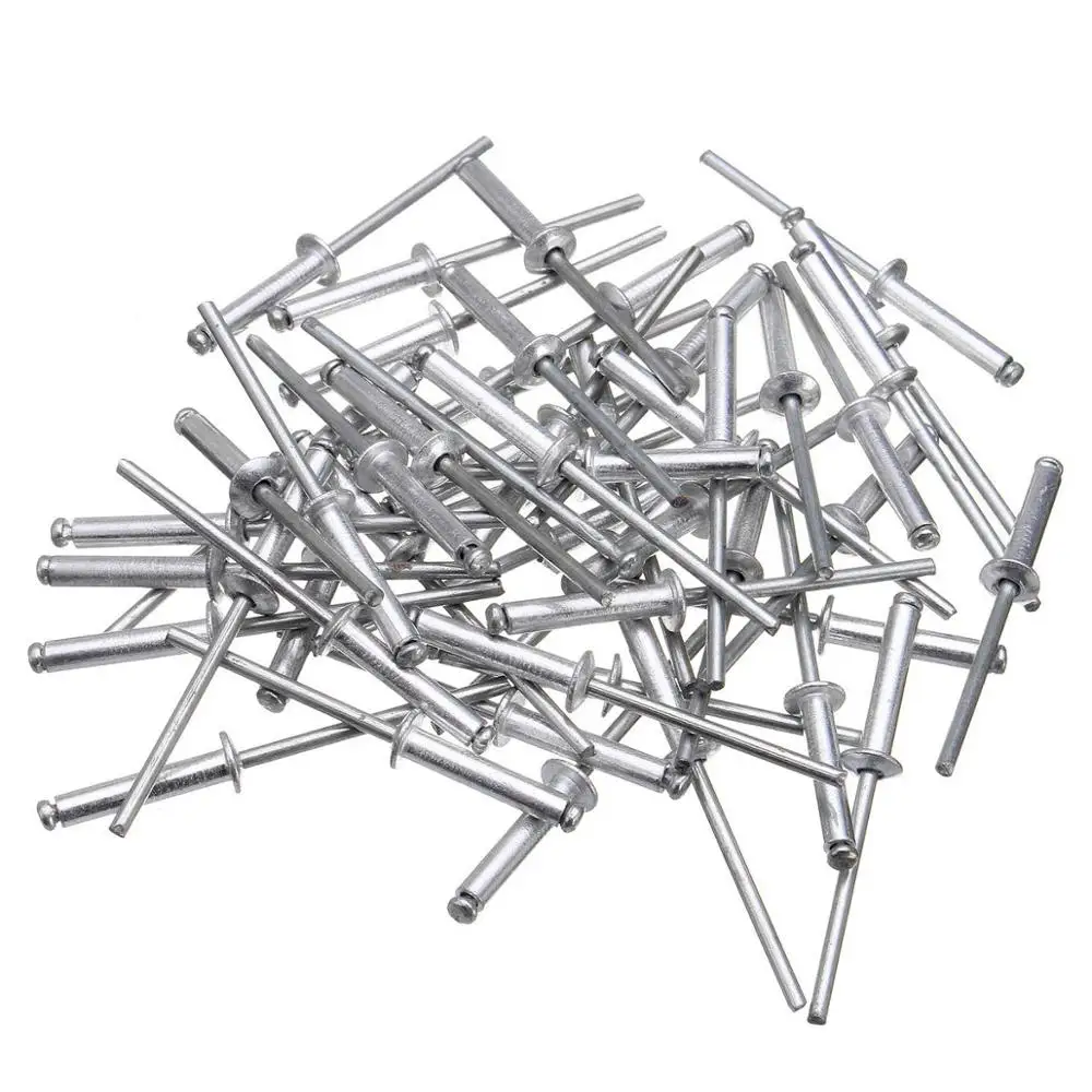 240Pcs/set Aluminium Blind Hollow Rivets Nails Decoration Pop Riveter Riveting Gun Furniture Assortment Kit Tools Accessories |