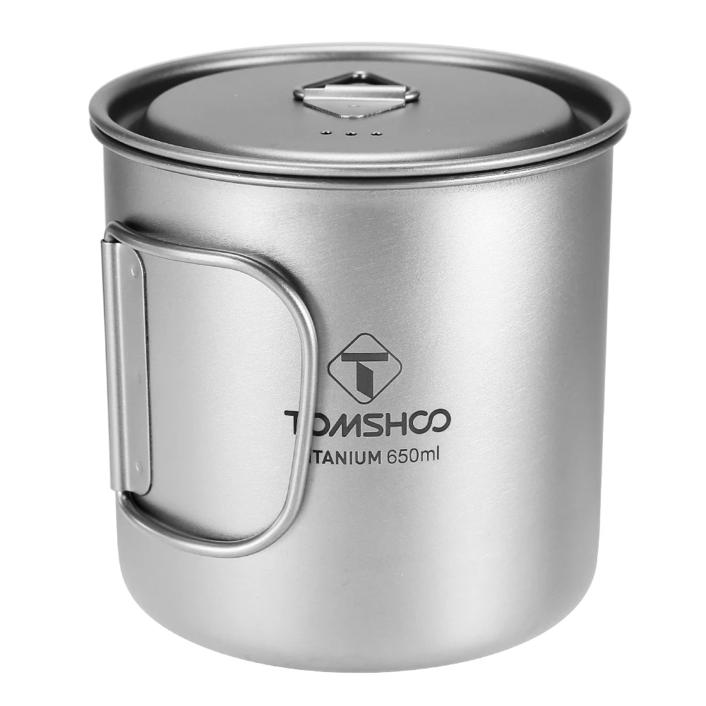 Ультралегкая титановая чашка кружка горшки посуда для кемпинга пикника воды
