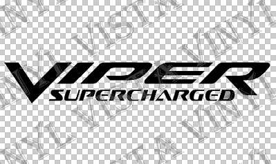 Для (2 шт) Dodge Viper Supercharged логотип машины авто корпус окна виниловая наклейка