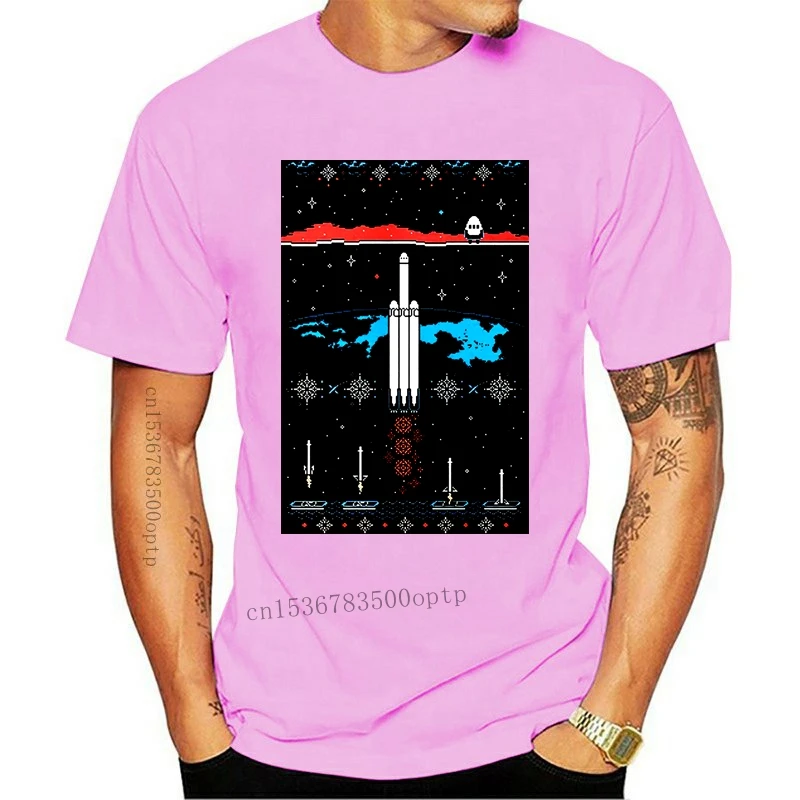 

Футболка SpaceX с коротким рукавом для мужчин и женщин, рубашка для Рождества