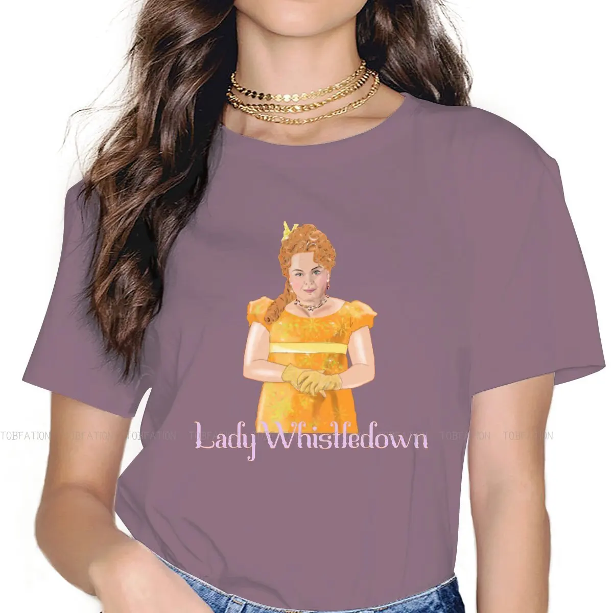 

Lady Whistledown Unique TShirt for Girl Bridgerton Plot love Phoebe Dynevor 5XL New Design Graphic T Shirt Short Sleeve