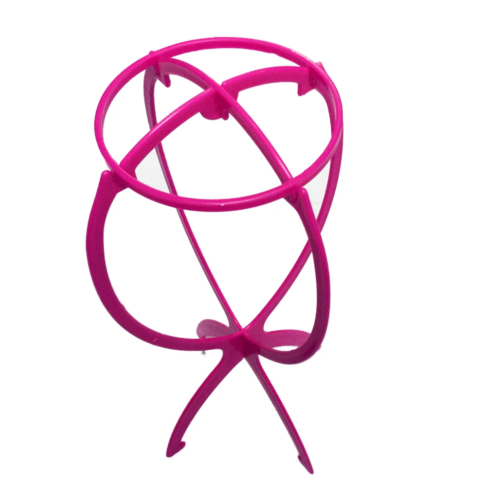 Цветные регулируемые подставки для парика пластиковые держатели головы 18x36 см