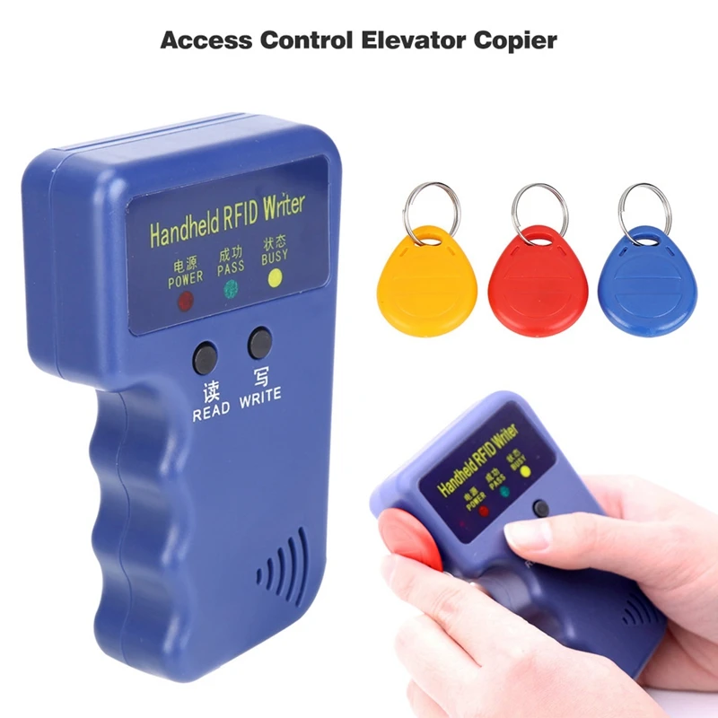 Ручной 125 кГц копировальный Копир Писатель программист считыватель + ключи карты