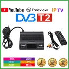 DVB HD-99 T2 приемник спутниковой связи Бесплатный Wi-Fi цифровая ТВ Box DVB T2 DVBT2 тюнер DVB-T IPTV M3u Youtube руководство пользователя на английском языке-Декодер каналов кабельного телевидения