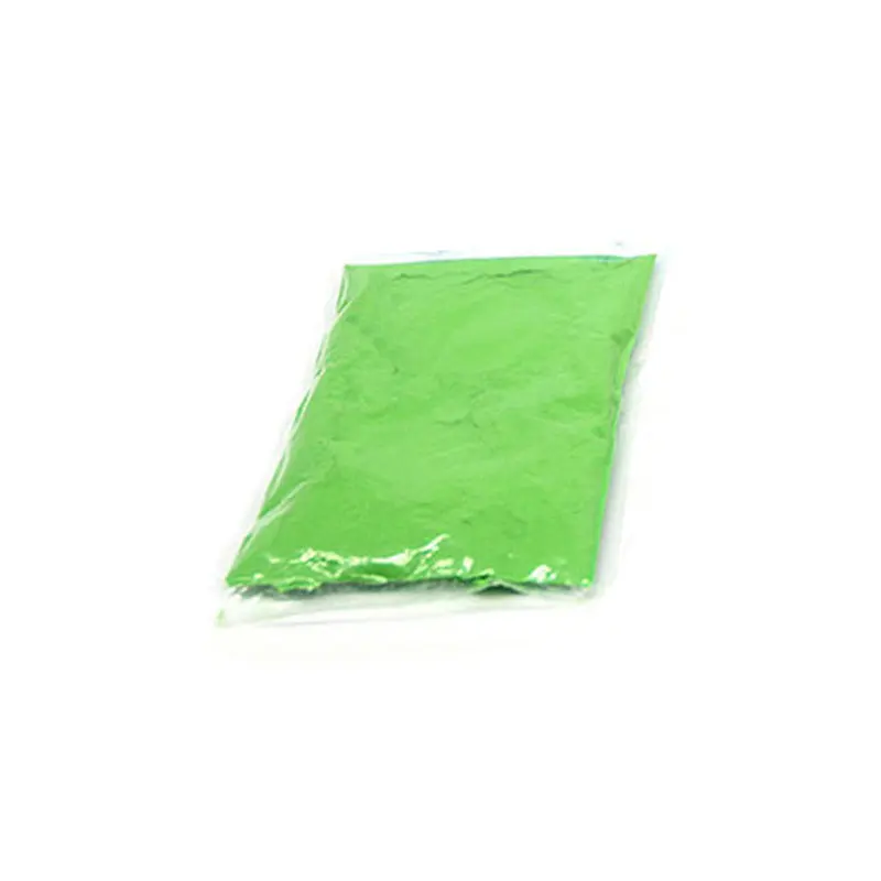 Green Кукурузный крахмал, бегущий порошок, цветная кукурузная мука, безвредный безопасный пищевой 100 г/пакет, 5 цветов, для праздничных мероприятий - Цвет: Green