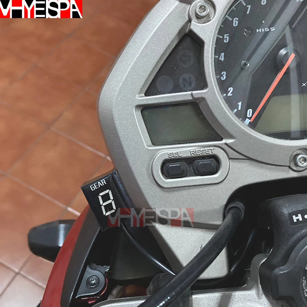 

Ecu Plug Mount Motorcycle 1-6 Speed Gear Display Indicator For Yamaha EFI Engine FJR1300 FZS1000 WR250R WR250X Xvs1300A Xt660