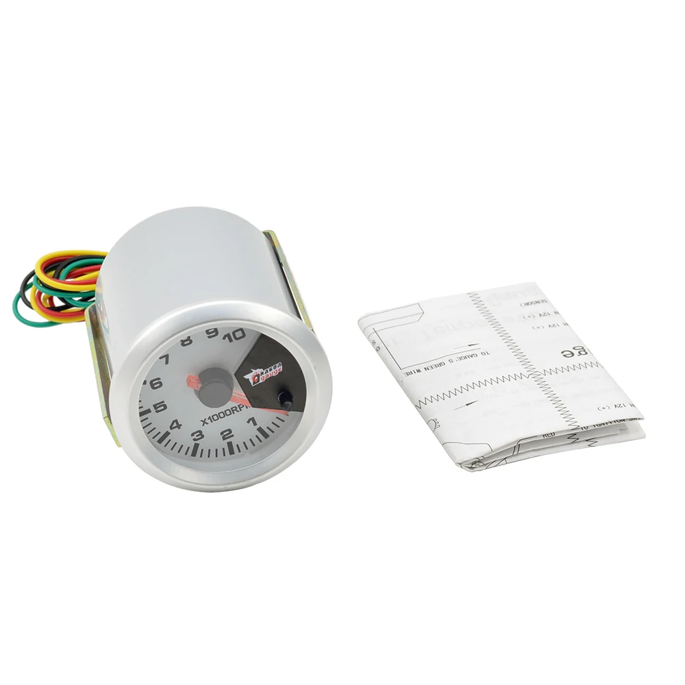 Дракона 2 &quot52 мм 7 цветов Подсветка шагового двигателя авто Ttachometer инструмент для