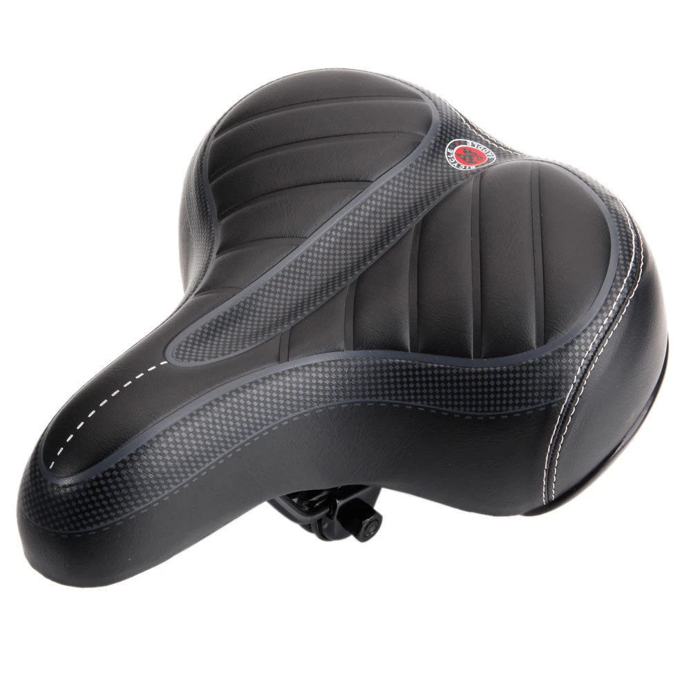 Велосипедное седло удобное широкое гелевое крейсерское для велосипеда очень