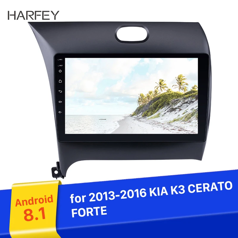 Автомобильный мультимедийный плеер Harfey 2Din Android 8 1 GPS навигатор для KIA K3 CERATO FORTE 2013