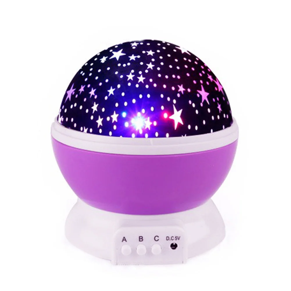 

LED Rotating Night Light Projector Starry Sky Star Master Children Kids Sleep Romantic LED USB Projector Lamp Child Gifts