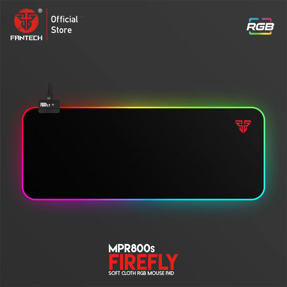 Большой коврик для мыши FANTECH MPR800S профессиональный игровой RGB 80x30x0 04 см с
