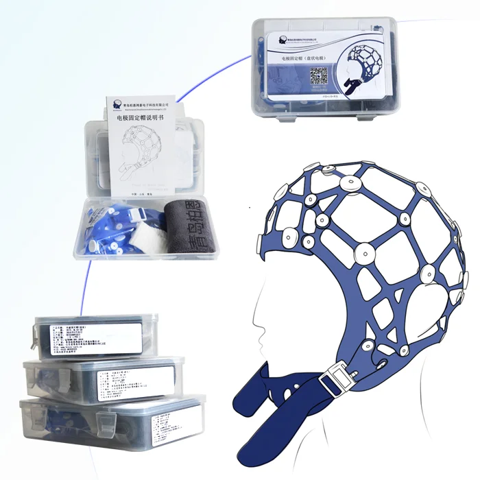 

EEG Topographer Hat Electroencephalo-graph Rubber Band Hat Disk Electrode Cap Eeg Electrode Fixed Cap Eeg Accessories
