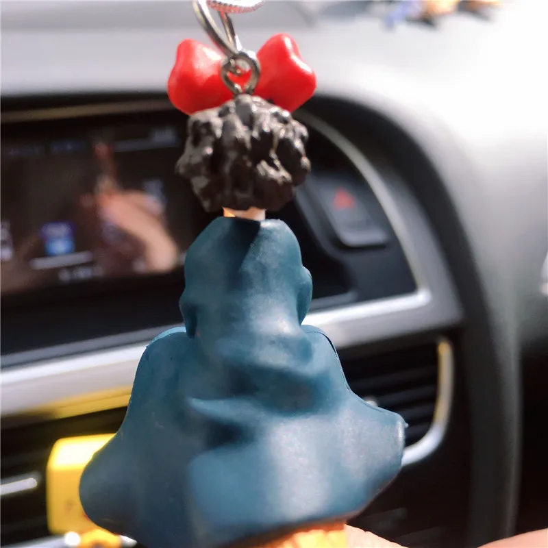 

Car Decoration Pendant Interior Cute Anime Magical Girl Qiqi Flying Pendant Rearview Mirror Decoration Accessories