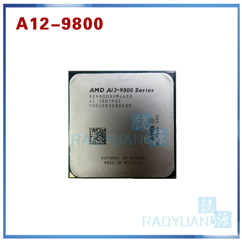 Процессор AMD A12-Series A12-9800 A12 9800 3,8 ГГц четырехъядерный процессор AD9800AUM44AB разъем AM4