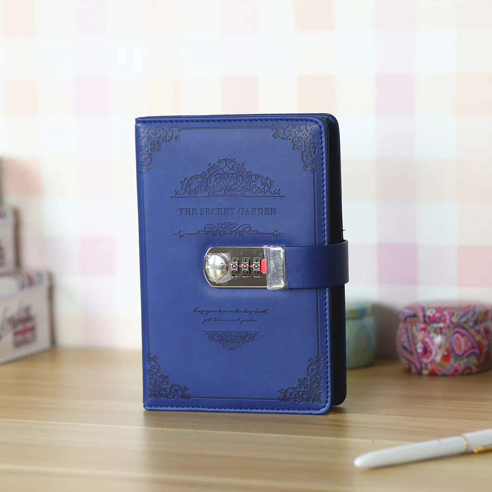 Винтажный дневник с кодовым замком | Канцтовары для офиса и дома