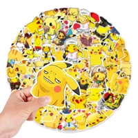 103050pcsset pokemon anime sticker luggage motorcycle laptop waterproof pikachu graffiti stickers for kids birthday gift