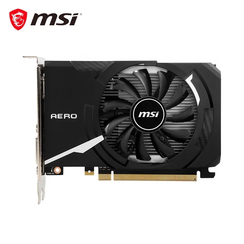 Видеокарта MSI 2G GDDR4 для настольной рабочей станции 64 бит видеокарта с одним