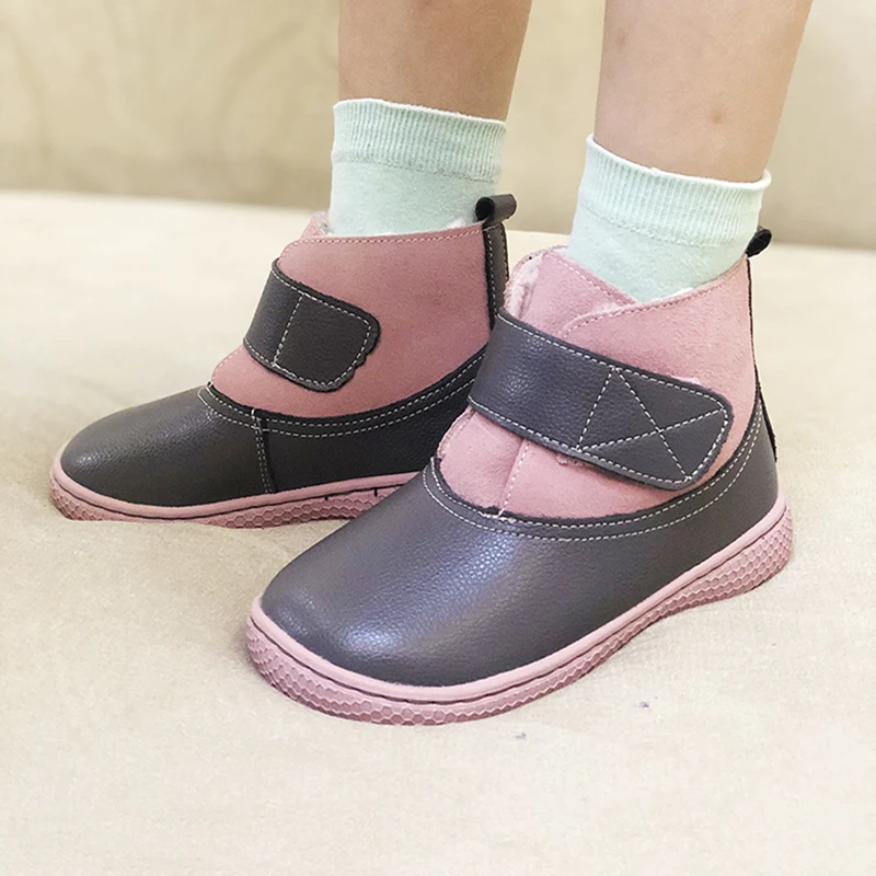 

Детские кроссовки из натуральной кожи PEKNY BOSA, кожаные ботинки на плоской подошве для девочек и мальчиков, Размеры 25-35