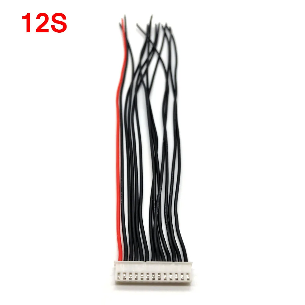 

5 pcs/lot Balance Lead 7S 8S 9S 10S 11S 12S Lipo Battery Charge Wire with XH2.54 Head 20CM 22AWG Silicone Cable JST-XH Plug