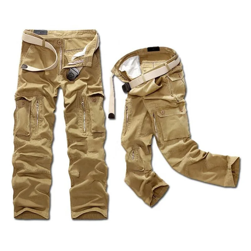

Брюки-карго мужские камуфляжные, повседневные штаны с большим количеством карманов, брюки в стиле милитари, камуфляжные, размеры 28-40