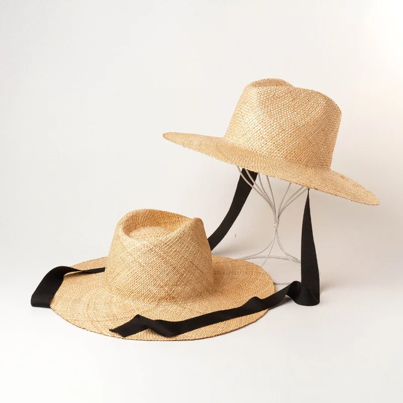 Король пшеничной соломы плетеные летние Джаз повязки светильник дышащие женские