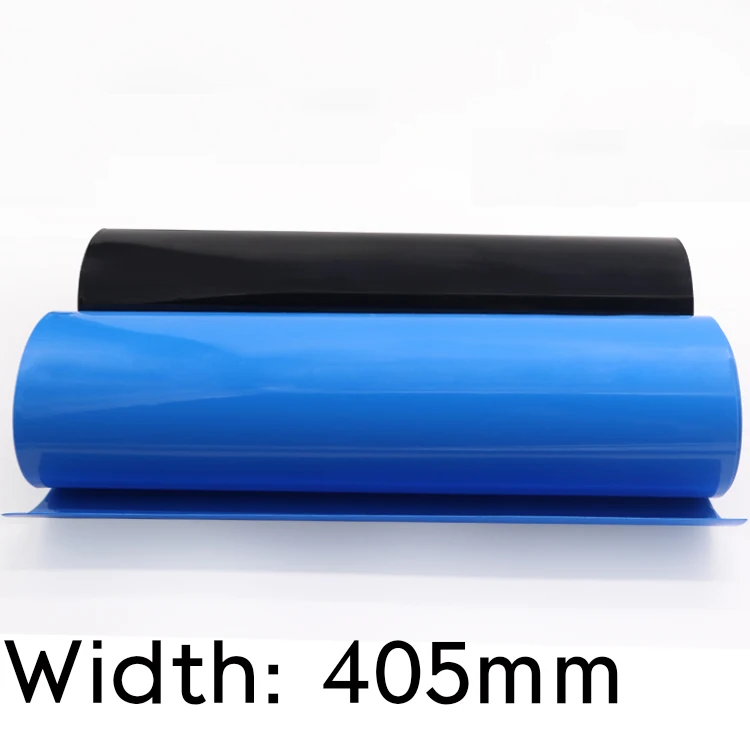 

Width 400mm (Diameter 255mm) Lipo Battery Wrap PVC Heat Shrink Tube Insulated Case Sleeve Protection Cover Flat Pack Blue Black