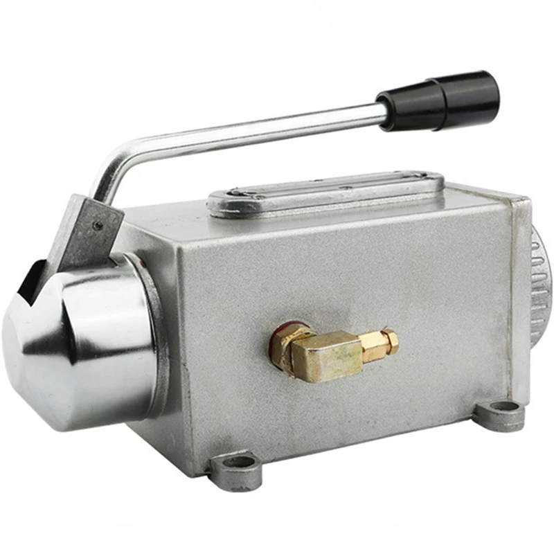 One Set Lubricating Oil Pump Hand-Actuated Cnc Router Electromagnetic Lubrication Lubricator Stainless Steel Body | Инструменты