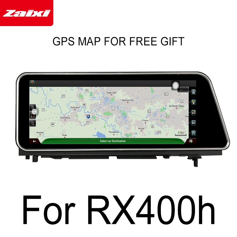 ZaiXi для Lexus RX 400h RX400h 2015 ~ 2018 Android Автомобильная GPS навигация карта мультимедийный