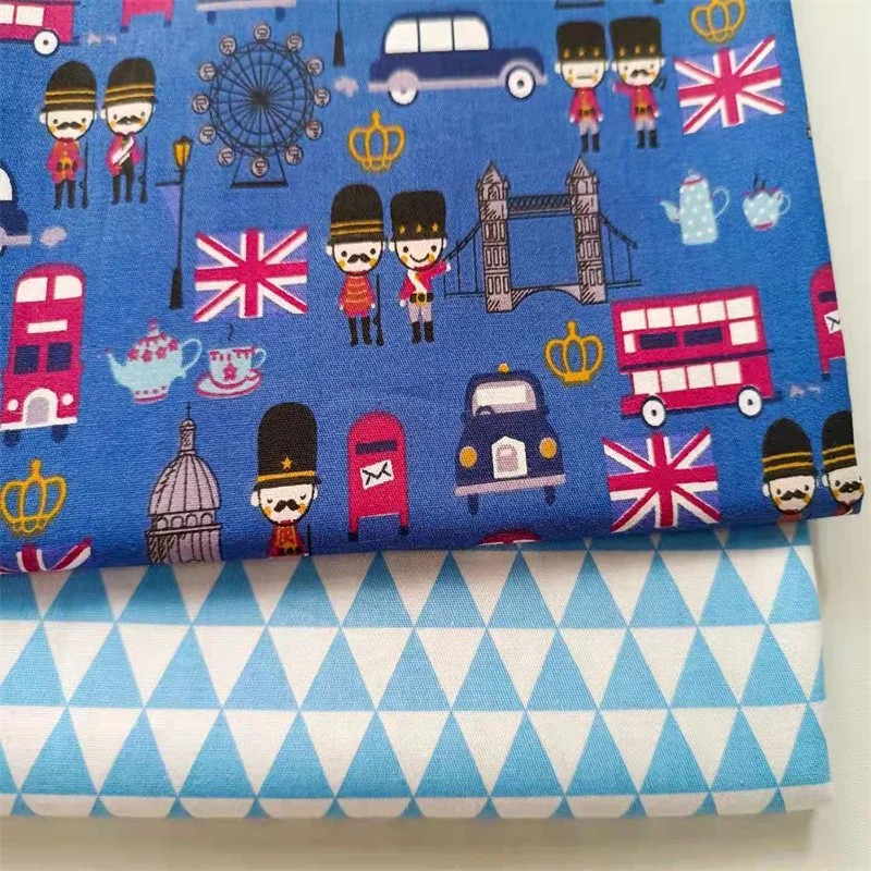 

Printed Cartoon Kids Twill Cotton Fabric,DIY Sewing Quilting Fat Quarters Material For Baby&Child