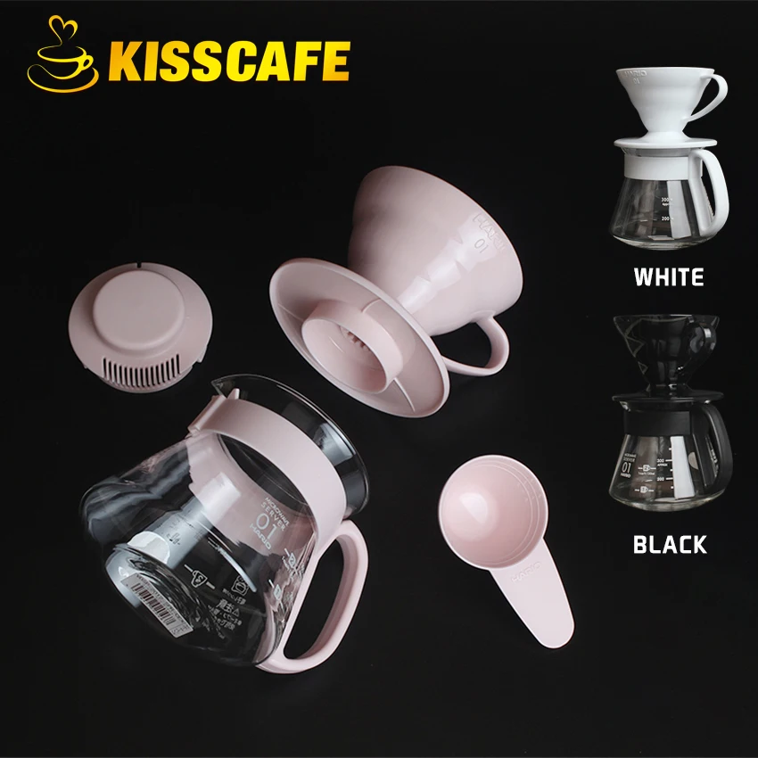 1 комплект полимерная кофейная чашка эспрессо фильтровальные чаши V60 воронка для