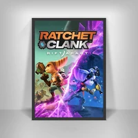 ratchet clank game poster art canvas poster prints home decoration wall painting no frame