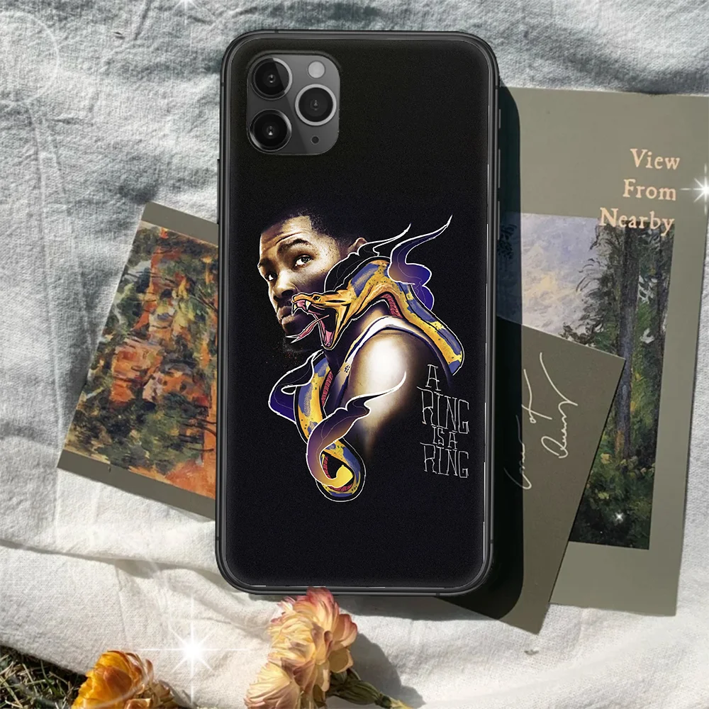 

Kevin Durant 35 Phone Case Cover Hull For iphone 5 5s se 2020 6 6s 7 8 12 mini plus X XS XR 11 PRO MAX black Hoesjes Fashion